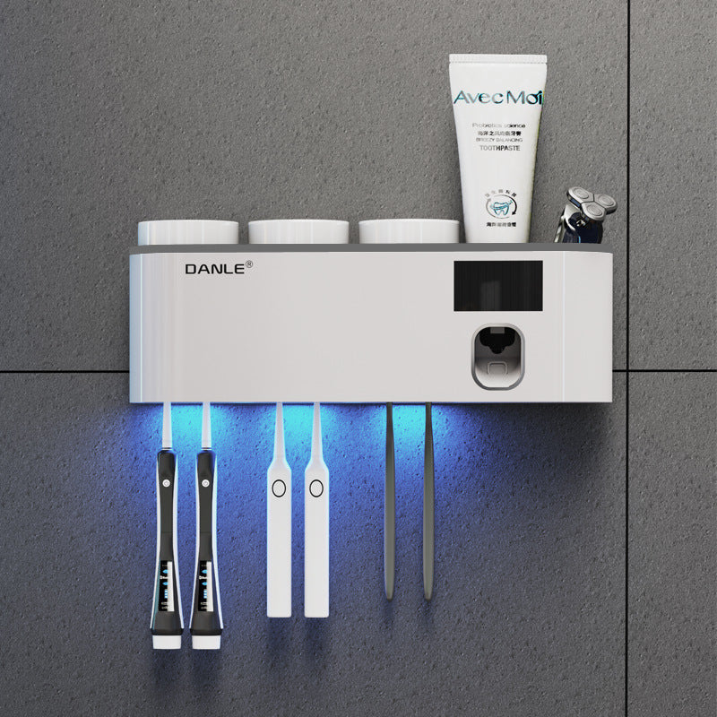 BocaSafe – Esterilizador UV para Cepillos de Dientes con Dispensador de Pasta Recargable