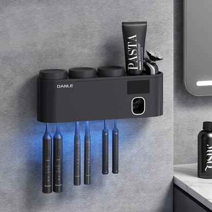 BocaSafe – Esterilizador UV para Cepillos de Dientes con Dispensador de Pasta Recargable