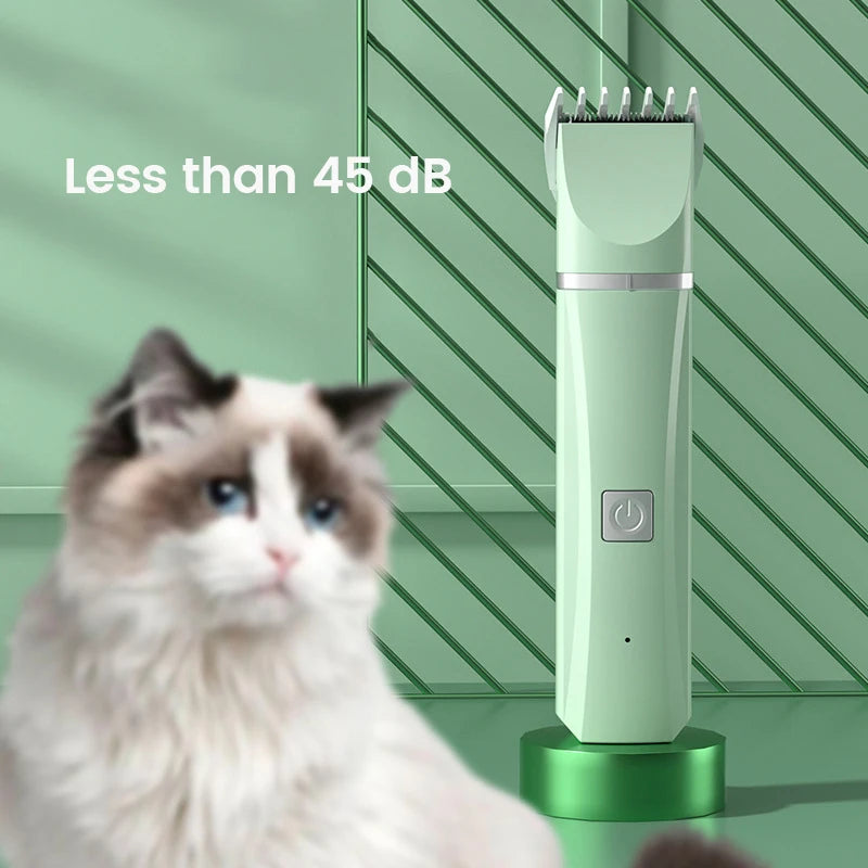 Pet Grooming 4 en 1 / Recortadora Eléctrica Profesional para Perros y Gatos